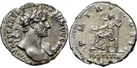 Roman Imperial, Hadrian (117-138), AR Denarius, AD 118, mint of Rome