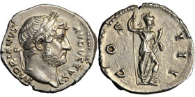 Roman Imperial, Hadrian (117-138), AR Denarius, AD 125-128, mint of Rome