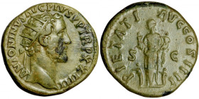 Roman Imperial, Antoninus Pius (138-161), AE dupondius, AD 160-161, mint of Rome