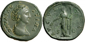 Roman Empire, Diva Faustina Senior (died 140/1), Sestertius, 146-161, Rome mint.