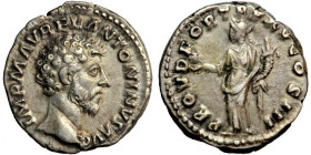 Roman Imperial, Marcus Aurelius (161-180), AR Denarius, AD 161-162, Rome mint.