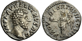 Roman Imperial, Lucius Verus (161-169), AR Denarius, Rome mint, AD. 161-162.