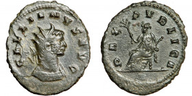 Roman Imperial, Gallienus (253-268), AE Antoninianus, AD 264-265, Rome mint.