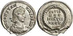 Roman Imperial, Constantius II (337-361), AR Siliqua, AD 351-355, Constantinople mint.