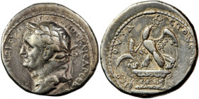 Roman Provincial, Syria, Vespasian, AR Tetradrachm dated Year 4 = AD 71/72, Antioch mint.