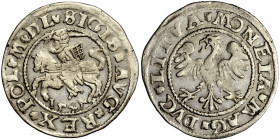 Sigismund II Augustus, Lithuania, halfgroschen 1545, Vilna Tyszk. 30