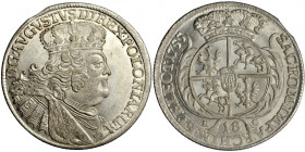 Augustus III, tymf (ort) 1755, Leipzig, E. Croll
