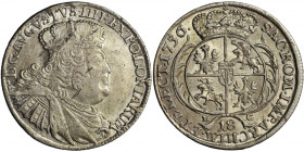 Augustus III, tymf (ort) 1756, Leipzig, E. Croll