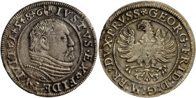 Ducal Prussia, George Frederick, groschen 1586, Koenigsberg R3
