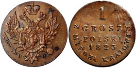 Alexander I of Russia, groschen of domestic copper (z miedzi kraiowey) 1823, Warsaw