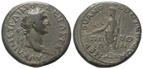 Thrakien. Perinthos. Traianus (98 - 117 n. Chr.).

 Bronze. 98 - 102 n. Chr.
Prägung für Divus Nerva.

Vs: Büste des Traian mit Lorbeerkranz rech...