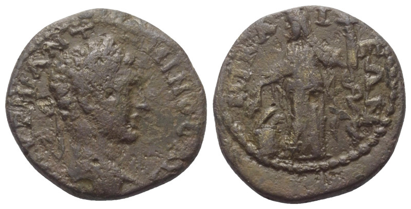 Bithynien. Nikaia. Elagabalus (218 - 222 n. Chr.).

 Bronze.
Vs: Kopf des Ela...