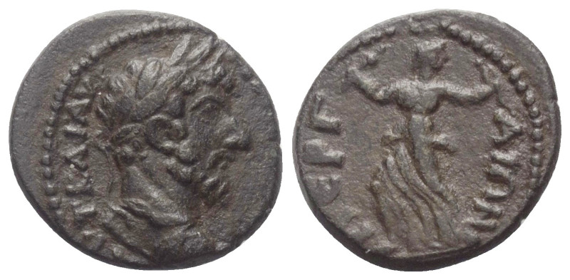 Pamphylien. Perge. Lucius Verus (161 - 169 n. Chr.).

 Bronze.
Vs: Büste mit ...