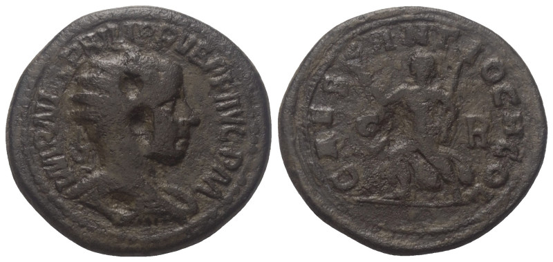 Pisidien. Antiochia. Philippus II. (247 - 249 n. Chr.).

 Bronze.
Vs: IMP N I...
