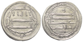 Abbasiden. al-Hadi (169 - 170 H. / 785 - 786).

 Dirham (Silber). 170 H. Madinat as-Salam.
Vs: Im Zentrum erster Teil der Shahadah; außen Münzstätt...