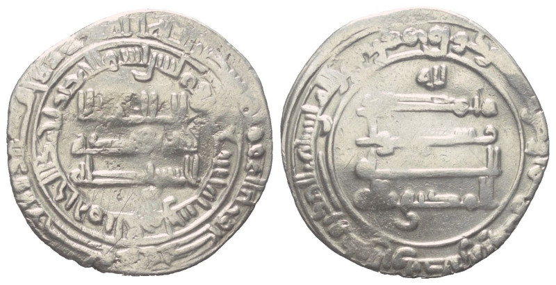 Abbasiden. al-Muktafi billah (289 - 295 H. / 902 - 908).

 Dirham (Silber). 29...