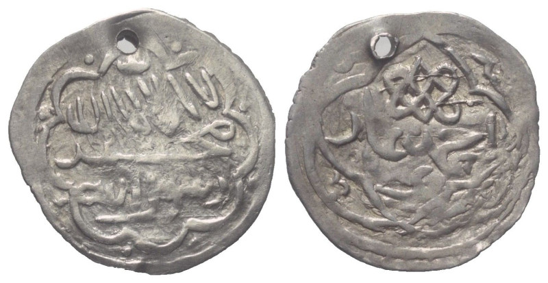Menteshe. Ahmad Ghazi (759 - 793 H. / 1377 - 1391).

 Akce (Silber). Ohne Jahr...