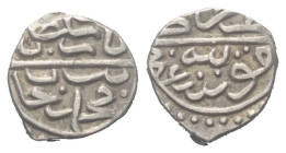 Osmanen. Bayezid II. (886 - 918 H. / 1481 - 1512).

 Akce (Silber). 886 H. Konya.
Vs: Sultan Bayezid / bin Mehmed han.
Rs: Azze nasruhu düribe / K...