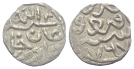 Goldene Horde (Juchiden). 'Abdullah Khan (762 - 771 H. / 1361 - 1370).

 Dang (Silber). 767 H. Ordu.
Vs: Name und Titulatur.
Rs: Münzstätte und Ja...