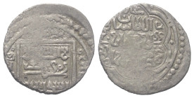 Ilkhaniden. Sati Beg (739 / 1338 - 1339) unter Sulayman (739 - 746 H. / 1339 - 1346).

 Dirham (Silber). 745 H. Arzan (Erzen).
Typ AZ.

Vs: Shaha...