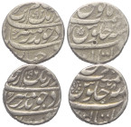 Indien. Mogulreich. Aurangzeb Alamgir (1068 -1118 H. / 1658 - 1707).

 Rupie (Silber). 1096 H. / Ry. 28. Tatta.
Lot (2 Stück).

21-22 mm: 11, 37 ...