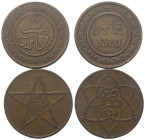Islam - Lots.


Marokko - Königreich.
Abd al-Aziz (1894-1908).

Lot (2 Stück, Kupfer): 10 Mazuna 1320 und 1330 H.

30mm; 9,33 bzw. 9,60 g.
Se...