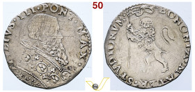 Stato Pontificio Giulio III (1550-1555) Bianco o mezza Lira Bologna, AR g. 4,27. MIR 1000/1, Muntoni 66. q.BB/BB (target 70€)
