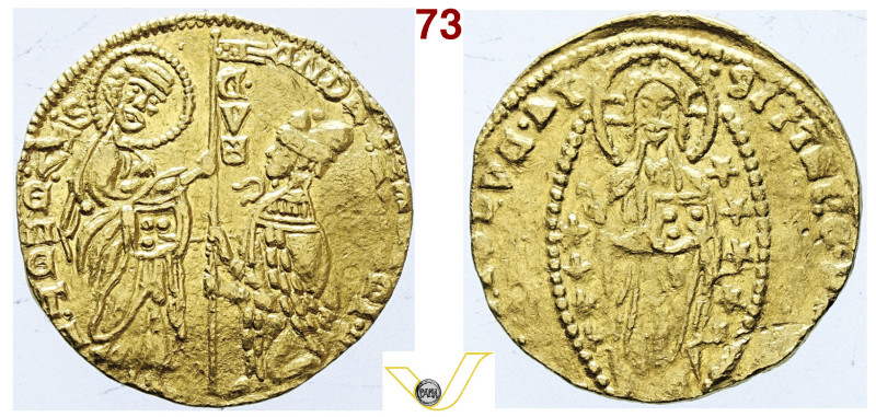 Repubblica Serenissima di Venezia Andrea Dandolo 1342-1354 Zecchino, oro. Imitaz...
