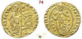 Chios: Maona (ca 1382-1450) Ducato o Zecchino, oro. Imitatazione delle emissioni di Venezia al nome del Doge Antonio Veniero (1382-1400), ben coniata ...