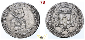 Gran Ducato di Toscana Ferdinando II de' Medici (1620 - 1670) Tallero 1621 per Pisa, AR 27,64g. MIR. 449. Molto Rara BB (target 250€)