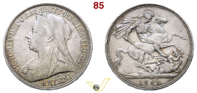 UK Regina Vittoria (1837-1901) Crown 1898 Londra AR g. 28,14 BB (target 50€)