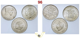 Olanda Regina Guglielmina 2 1/2 Gulden 1944 (Fdc); Regina Giuliana 10 gulden 1970 AG (fdc); Repubblica di Lituania 5 Lati 1932, AG. (Spl) (3) (target ...