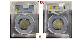 Impero Austriaco Franz Joseph I (1848-1916) 1/4 Gulden, 1858 A. Wien, AG, 5,32g. PCGS MS62 (target 30€)