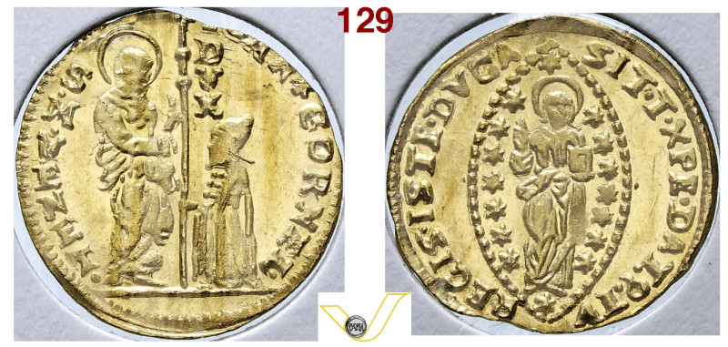 Repubblica Serenissima di Venzia, Giovanni II Corner, (1709-1722) Zecchino, oro ...