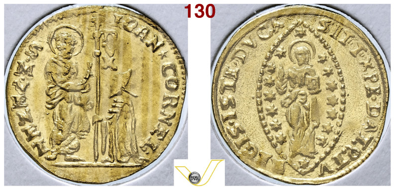 Repubblica Serenissima di Venzia, Giovanni II Corner, (1709-1722) Zecchino, oro ...