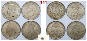 Regno di Svezia 4 monete in argento 2 corone 1938 (Fdc/fs); 1938 (fdc), 1939 (fdc); 1897 (q.Fdc) (4) (target 50€)