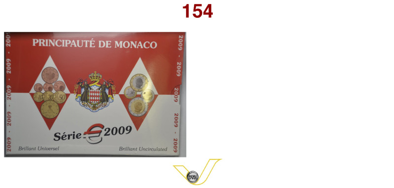 Principato di Monaco Principe Albert II (2005 - ) - Serie - 2009 - In folder ori...