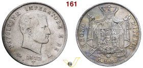 Regno d'Italia Napoleone I (1805-1814) 5 Lire 1812 Venezia. AG. Pagani 17. Rara buon BB. Ex asta Numismatica Picena 11, n. 316. (target 200€)