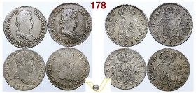 Regno di Spagna Ferdinando VII in stato di prigionia francese. (1808-1813) 2 Reales 1811 Cadice (Spl); 2 Reales 1812 Cadice C-CJ (BB); 2 Reales 1812 C...