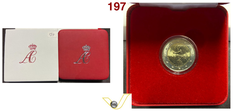 Principato di Monaco Principe Albert II (2005- ) 2 euro Bi-Metallic 2013 20 anni...