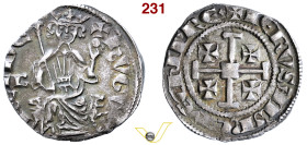 CIPRO - Ugo IV di Lusignano (1324-1359) - Grosso in argento. Malloy 73. MB (target 50€)