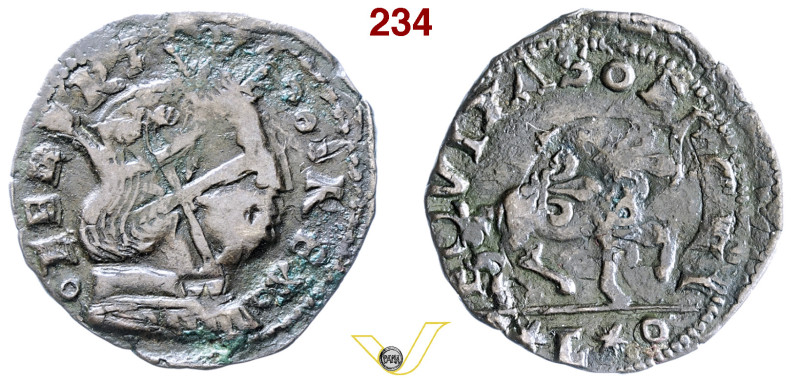 Regno di Napoli Federico III d'Aragona (1496-1501) Cavallo -CU (g 1,63). MIR 110...