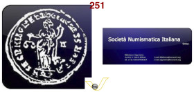 Società Numismatica Italiana quota associativa 2023 con volume RIN 2022 e 2021, e due volumi della collana di numismatica, medaglia in bronzo celebrat...