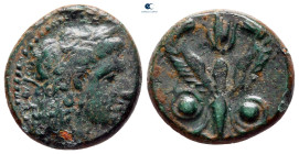 Sicily. Kronia circa 336-317 BC. Hemilitron Æ
