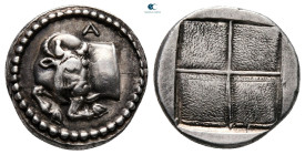 Macedon. Akanthos circa 424-380 BC. Tetrobol AR