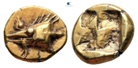 Mysia. Kyzikos circa 600-550 BC. Hemihekte - 1/12 Stater EL