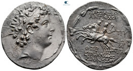 Seleukid Kingdom. Antioch on the Orontes. Antiochos VI Dionysos 144-142 BC. Struck under Tryphon, SE 169 = 144/3 BC. Tetradrachm AR