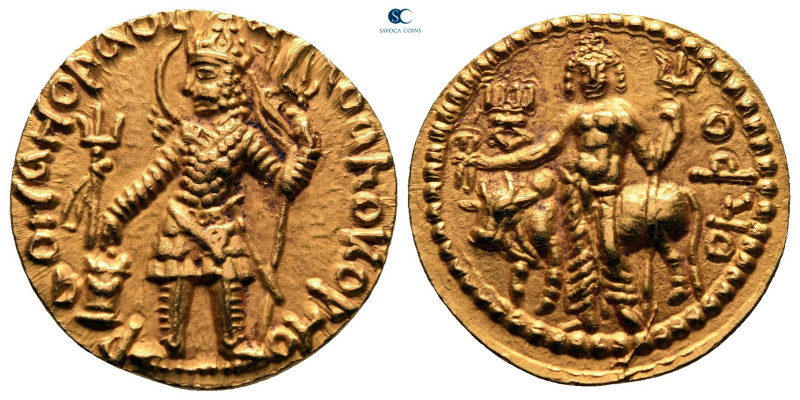 Kushan Empire. Baktrian mint (probably Balkh). Vasudeva I AD 190-230. 
Dinar AV...