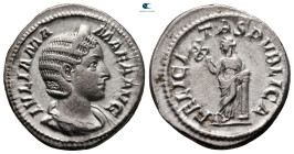 Julia Mamaea. Augusta AD 222-235. Rome. Denarius AR