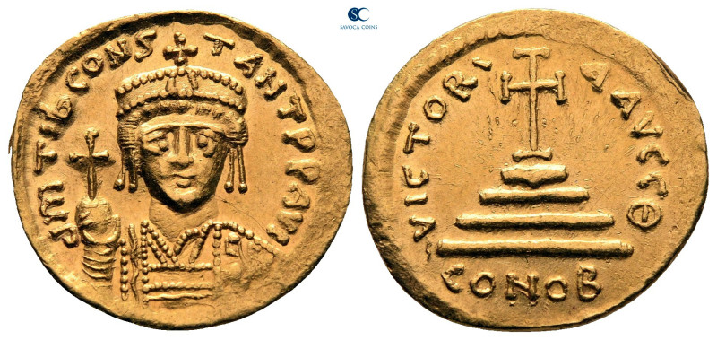 Tiberius II Constantine AD 578-582. Constantinople
Solidus AV

21 mm, 4,45 g...